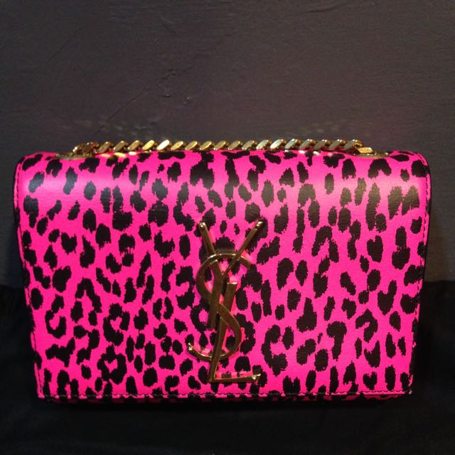 pink leopard bag