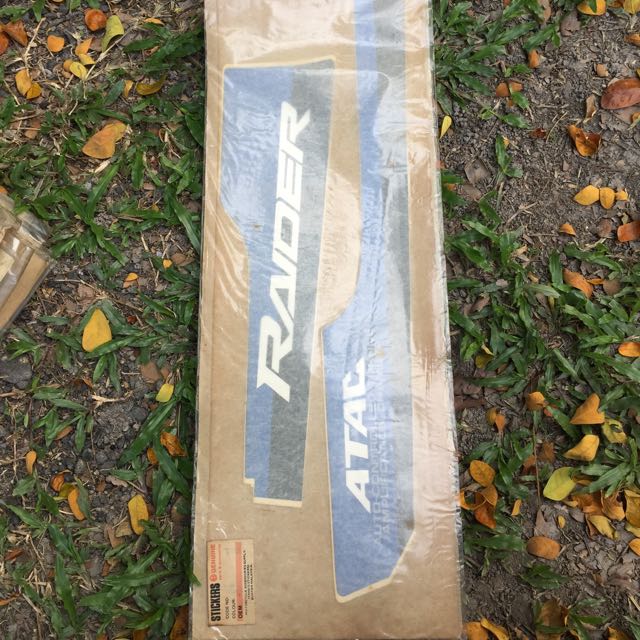 Stiker Stok Lama Rxz Honda Yamaha Kawasaki, Motorbikes on Carousell