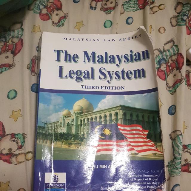The Malaysian Legal System Third Edition By Wu Min Aun Textbooks On Carousell
