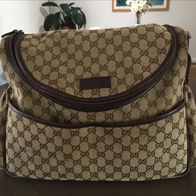 Authentic Gucci Nappy Diaper Bag GG Baby Bag Women s Fashion