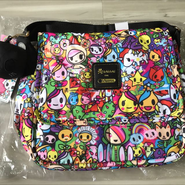 Bnwt Tokidoki X Lesportsac Nebbia Messenger Bag In Tulipets