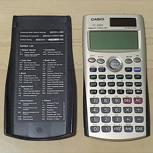 casio fc 200v price