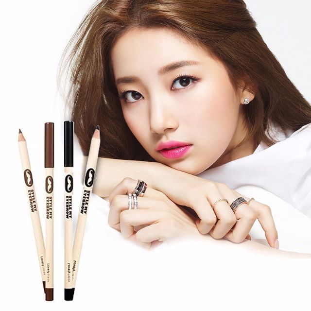 Free Postage The Face Shop Lovely Me Ex Style My Eyebrow Wood 4 Colours Gray Brown Black Brown Brown Black Health Beauty Makeup On Carousell