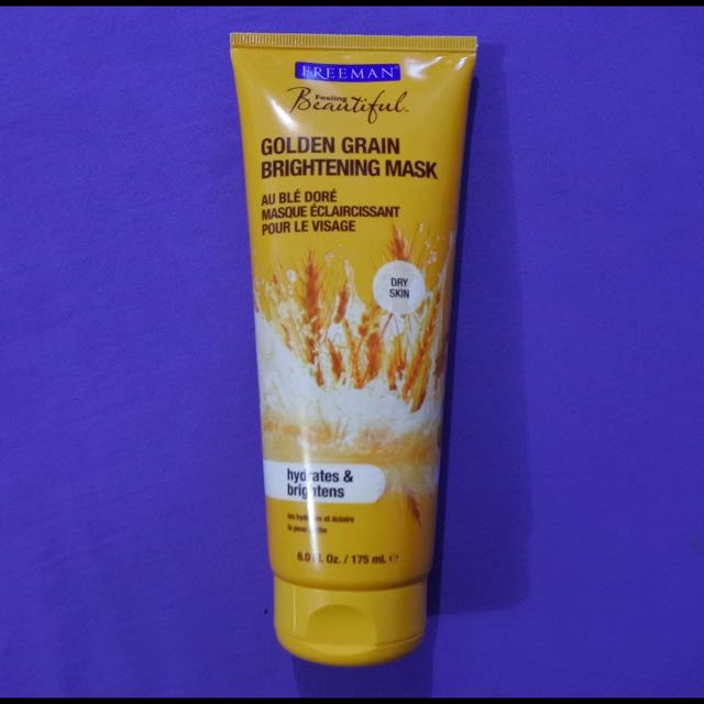 Freeman Golden Grain Brightening Mask Kesehatan Kecantikan Kulit Sabun Tubuh Di Carousell