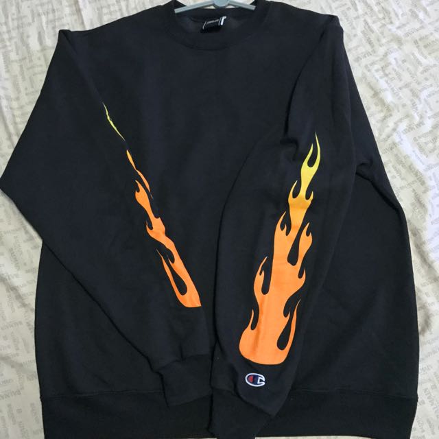 Kylie jenner flame sweatshirt outlet
