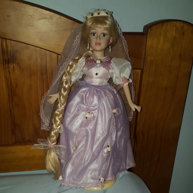 rapunzel porcelain doll