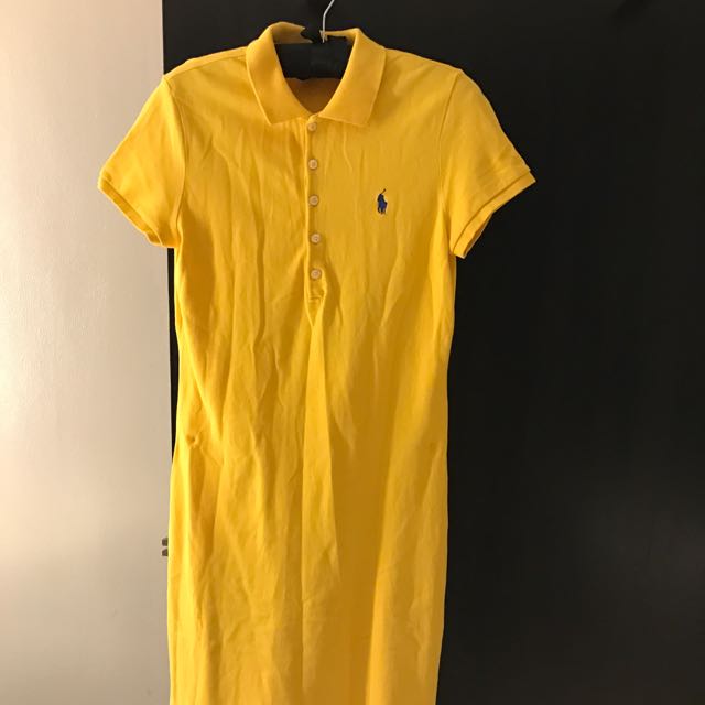 yellow ralph lauren dress