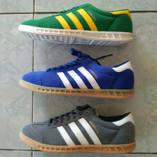 Sepatu Cowok Adidas Harmburg Casual Sneaker Slip On Men S Fashion