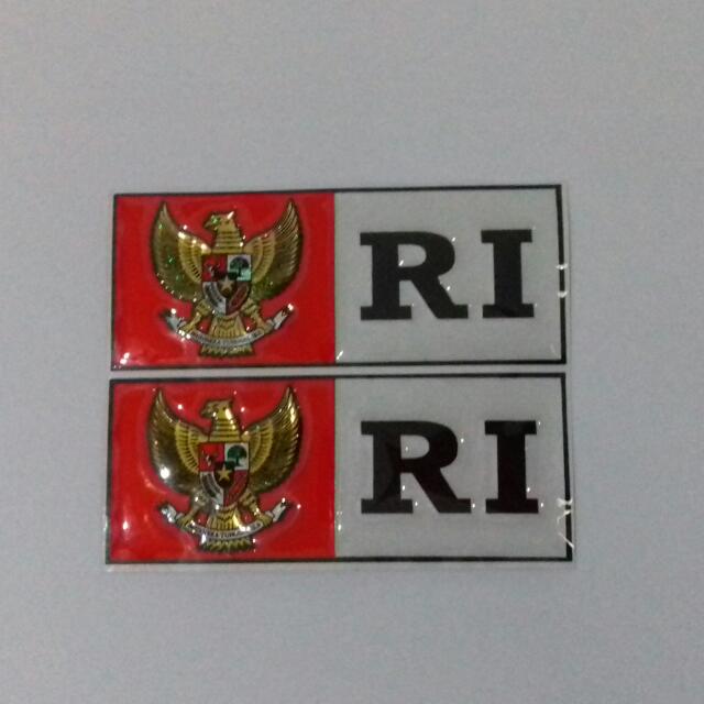 Stiker Timbul Bendera Indonesia Plus Garuda 2 Pcs Motor Di Carousell