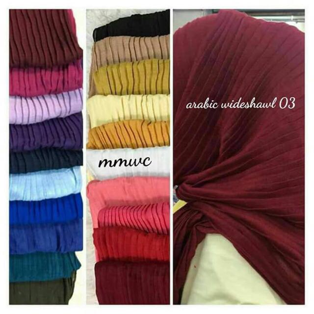 Arabic Shawl Crash 03 Women S Fashion Muslimah Fashion Hijabs On Carousell