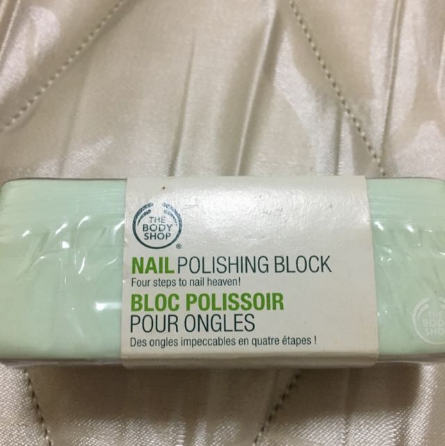 Body Shop Nail Polishing Block Health Beauty Hand Foot Care