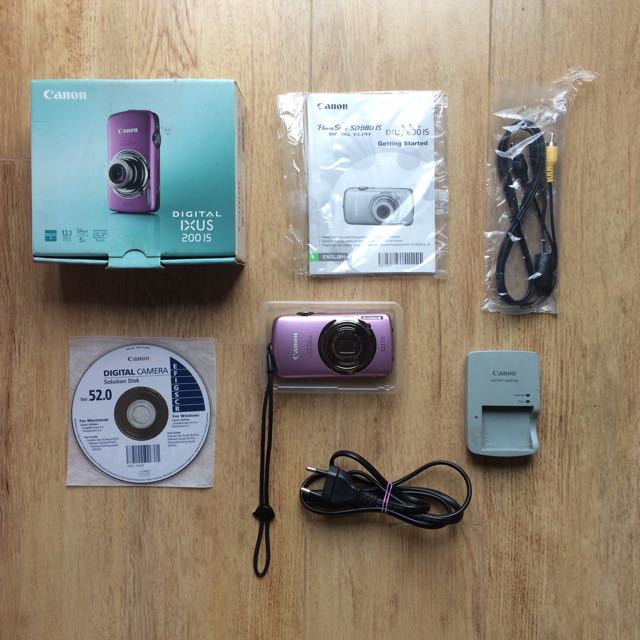canon digital camera ixus 200 is ungu