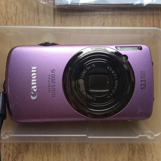 canon digital camera ixus 200 is ungu