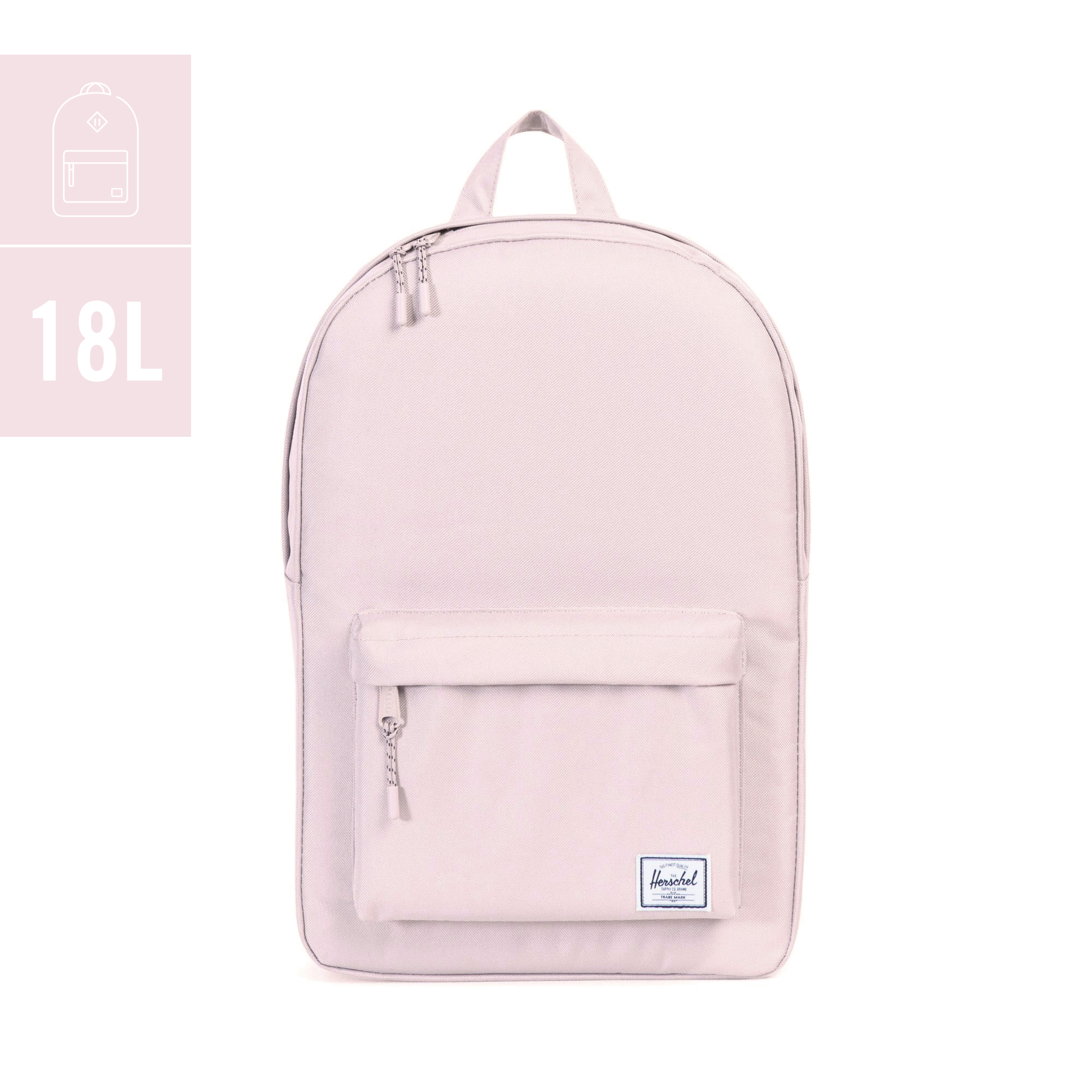 Herschel classic mid volume pink backpack hotsell