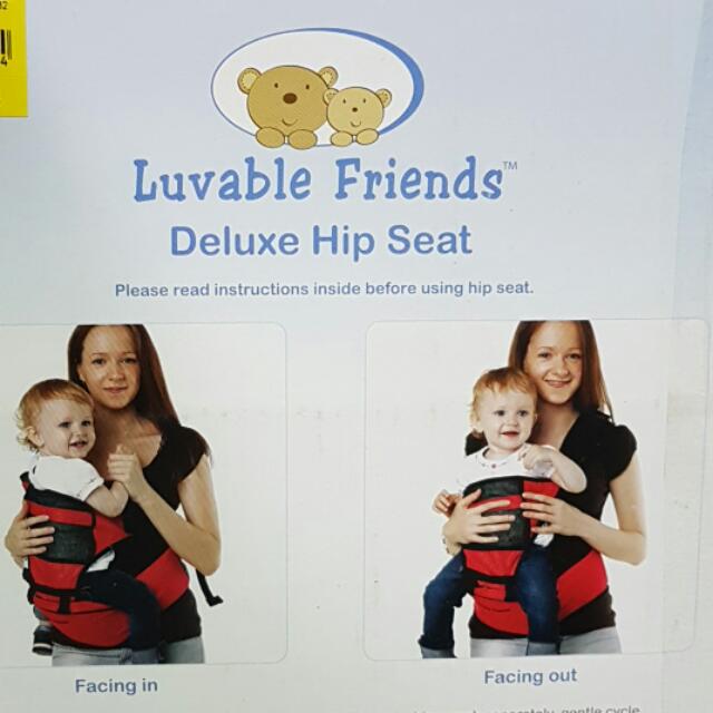 Luvable Friends Deluxe Hip Seat Baby Carrier Babies Kids Going Out Carriers Slings On Carousell