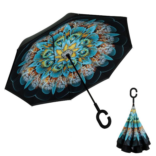 Reverse Umbrella Unique Peacock Design Everything Else On Carousell 4k and hd video ready for any nle immediately. carousell