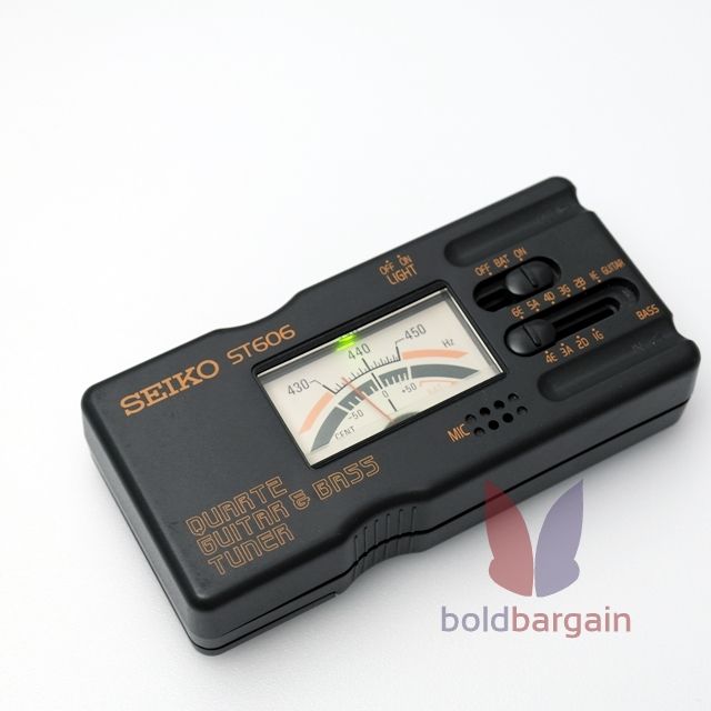 Seiko ST606 Quartz Guitar Bass Tuner, Hobbies & Toys, Music & Media