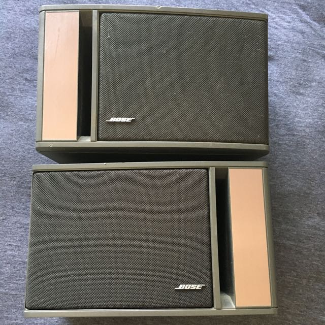Two Bose 141 Series Ii 80w Stardriver Fullrange Small Bookshelf