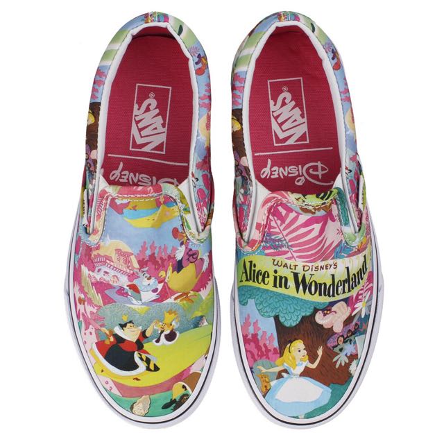 Get - alice in wonderland slip on vans 