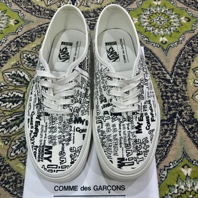 vans vault x cdg