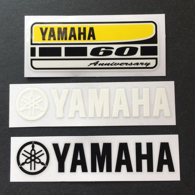 Yamaha speed block 60th anniversary sticker set