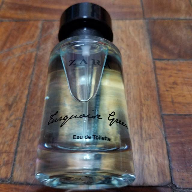 Zara turquoise shop green perfume