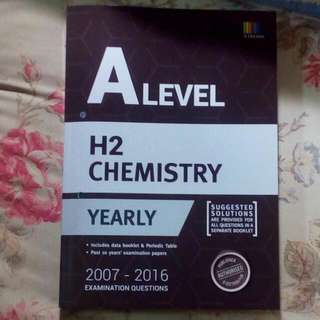 A Level H2 Chemistry Yearly Pyp 2007 To 2016 Recent