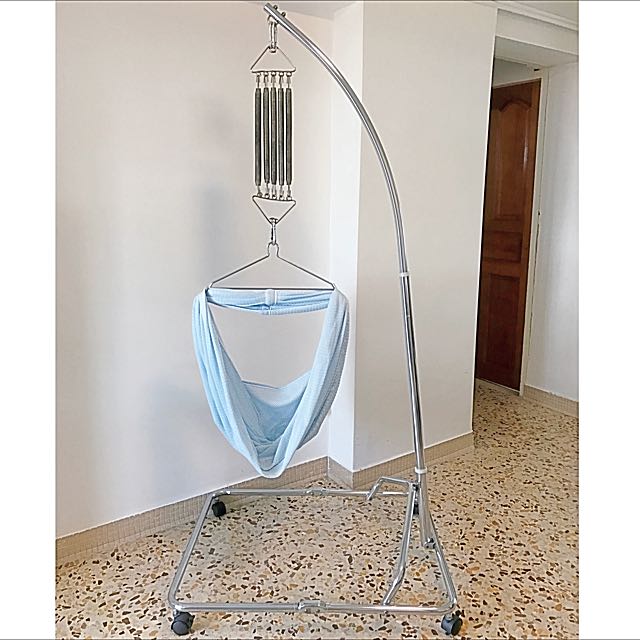 stainless steel baby jhula