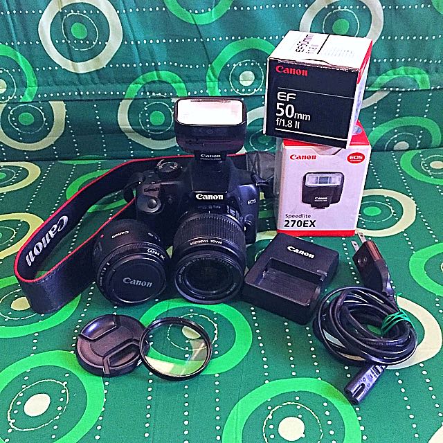 Canon EOS 1000D DSLR Camera Package (Category: Cameras) located in Quezon City. Submitted by supermegastore (Listing ID 95128294, Image 1). Description: .