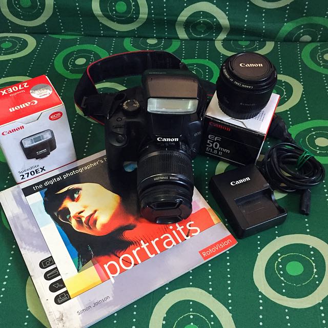 Canon EOS 1000D DSLR Camera Package (Category: Cameras) located in Quezon City. Submitted by supermegastore (Listing ID 95128294, Image 2). Description: .