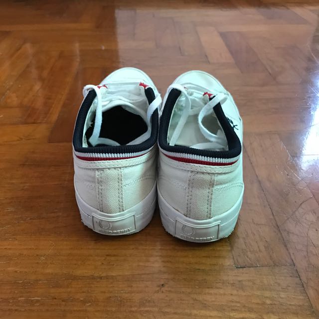 Fred Perry Kendrick Tipped Cuff Canvas Plimsolls Men s Fashion Footwear Dress Shoes on Carousell