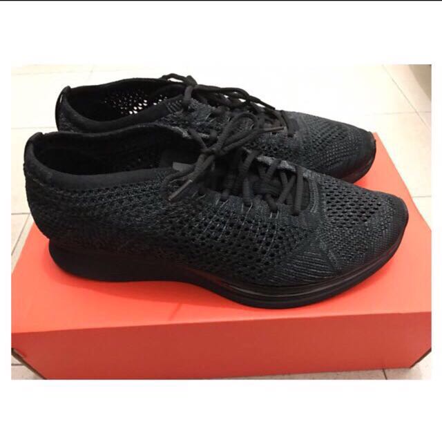 Flyknit racer triple black midnight blackout top