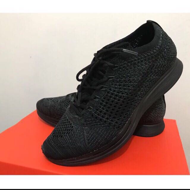 Nike flyknit racer triple black midnight blackout outlet