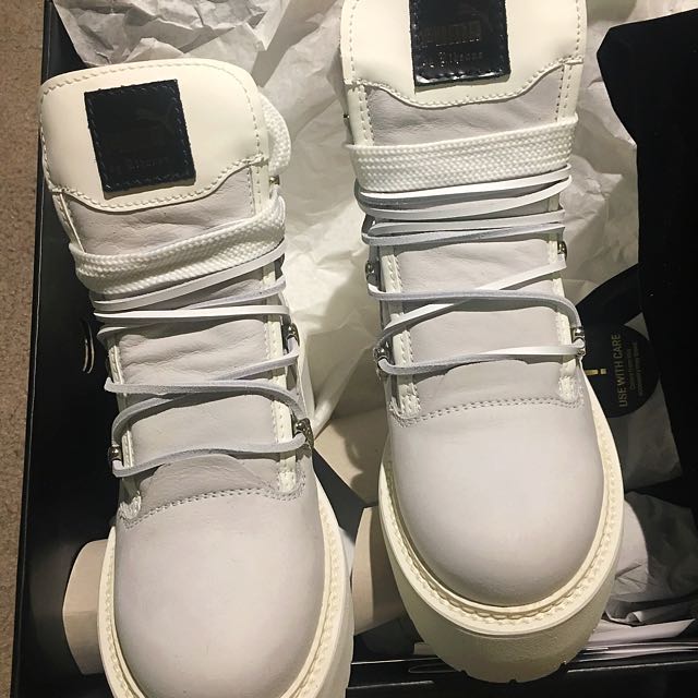 Puma X Rihanna Fenty Sneaker Boots 35 5 Women S Fashion Shoes On Carousell