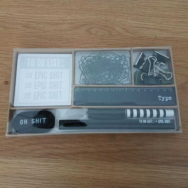 Typo Stationery Set, Hobbies & Toys, Stationery & Craft, Stationery & School Supplies on Carousell