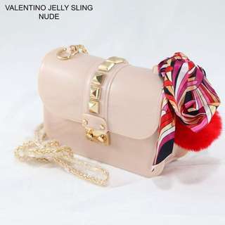 Valentino Jelly Sling (Nude)