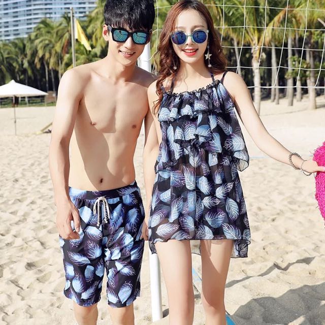 couple swimming costume