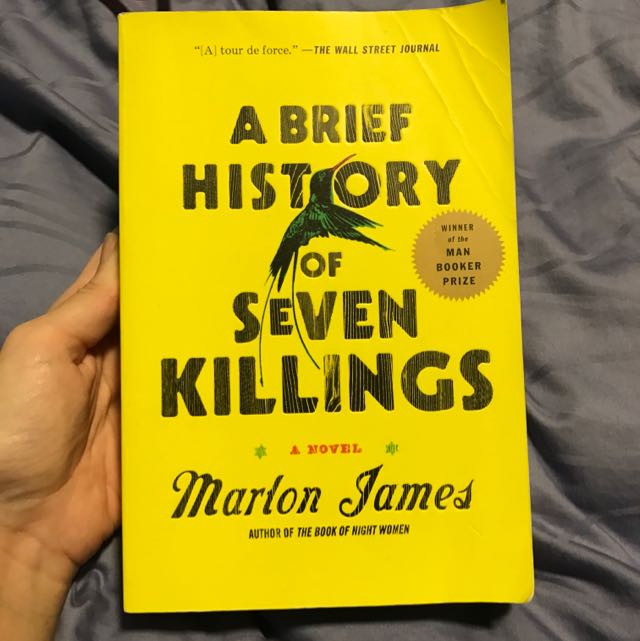 A Brief History Of Seven Killings Books Stationery Fiction On