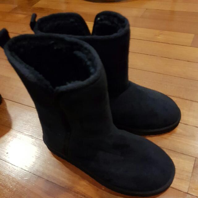 Marks And Spencer's Suede Winter Boots 