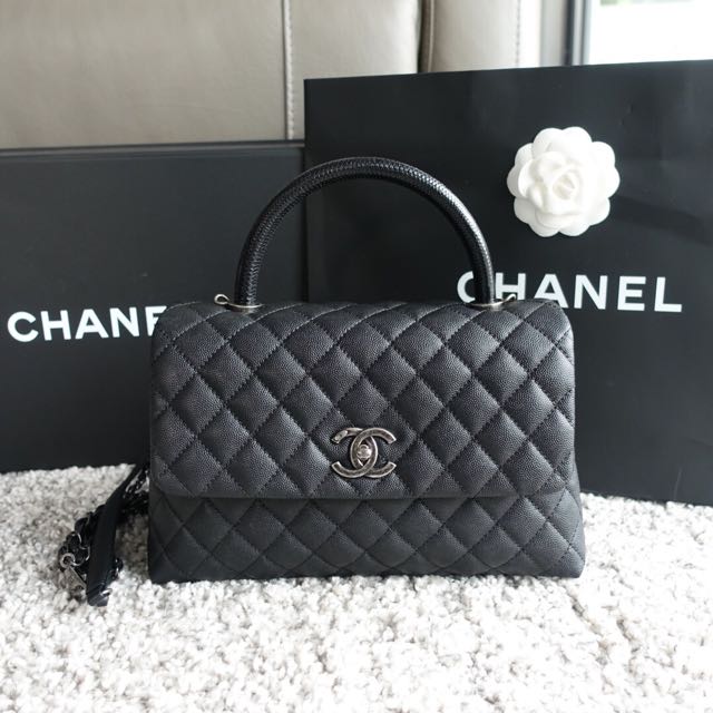 Boy lizard crossbody bag Chanel Black in Lizard - 31676103