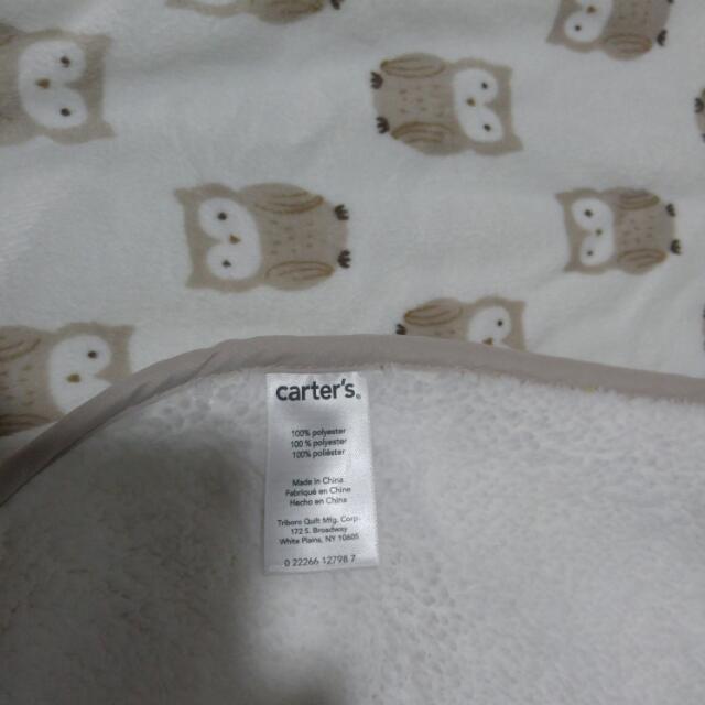 carters owl blanket