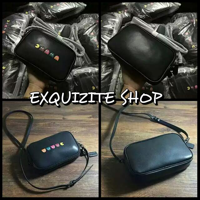 Coach pac man sling bag clearance