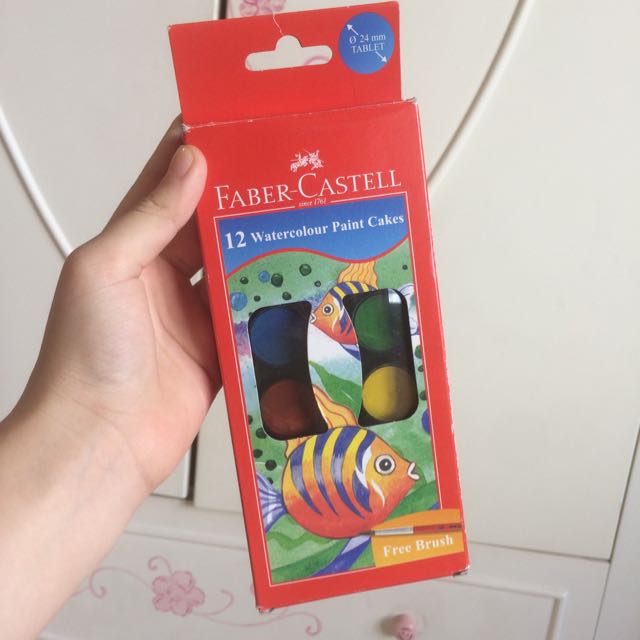 Faber Castell Watercolor Books Stationery Stationery On Carousell