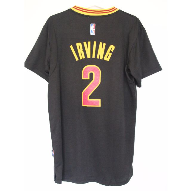 kyrie irving black sleeved jersey