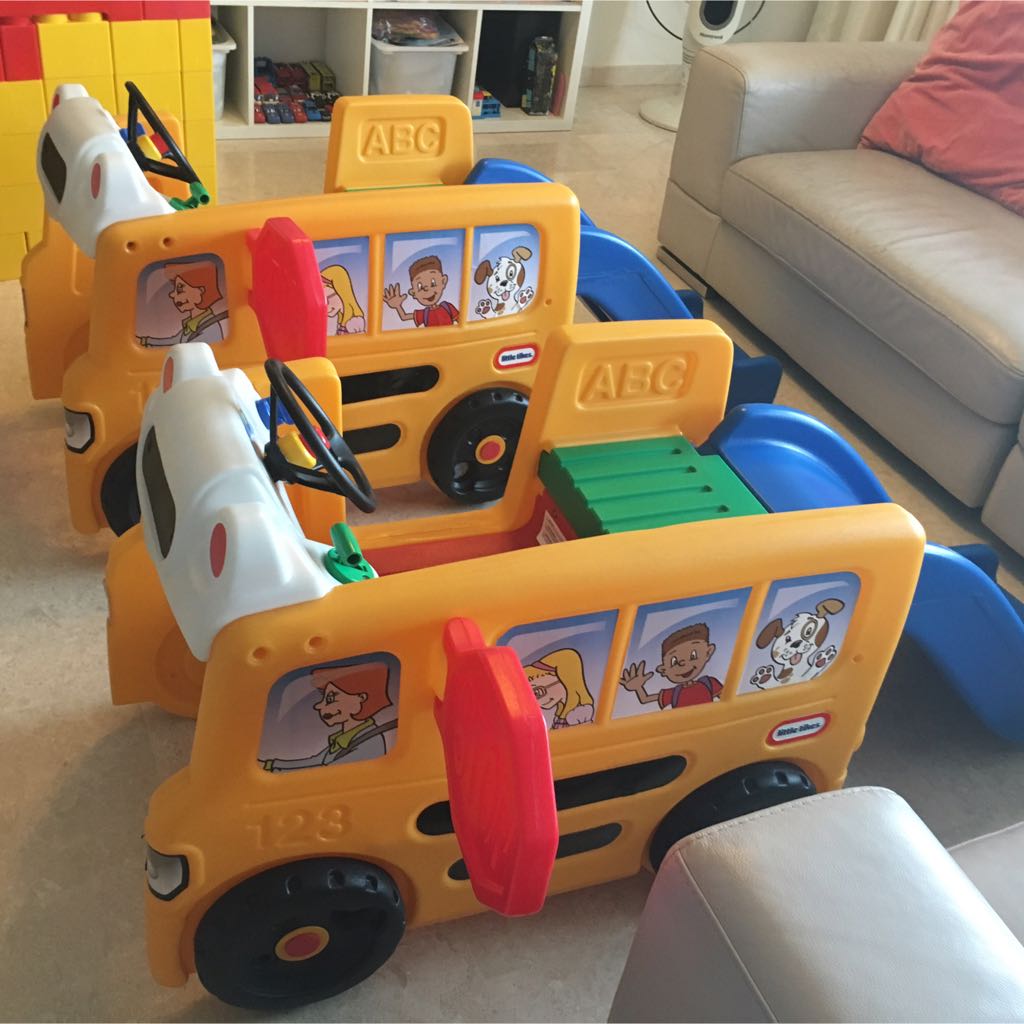 Little tikes school best sale bus activity gym