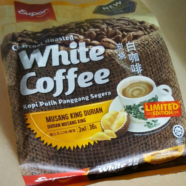 Bn Mao Shan Wang King Durian White Coffee By Super Food Drinks Packaged Instant Food On Carousell