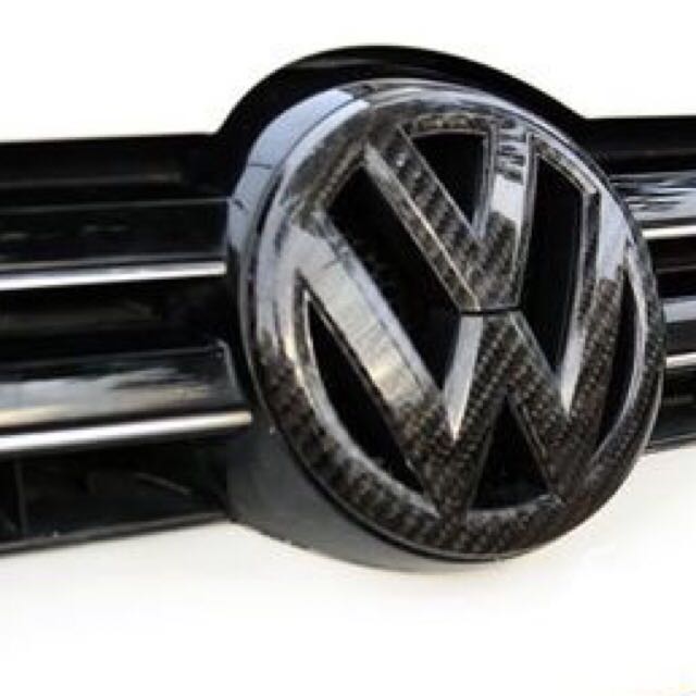 Golf MK6 VW Logo Emblem Matte Black - Rexsupersport - Specializes In  Providing Carbon Fibre Parts and Accessories