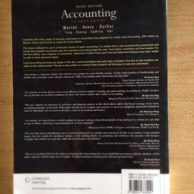 Temasek Poly Accounting Textbook (3rd Edition), Hobbies & Toys, Books