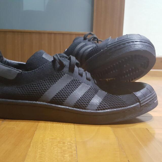 Superstar primeknit mens Black on sale