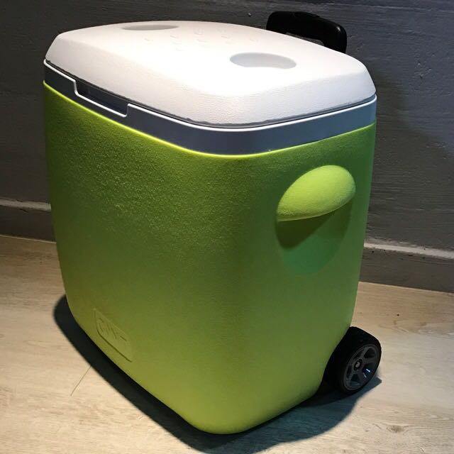 Cheap Cooler Box With Wheel (Orange), TV & Home Appliances, Kitchen